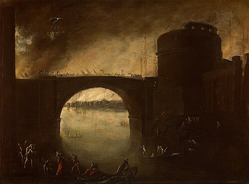 The Capture of Troy, 1639, Agostino Tassi