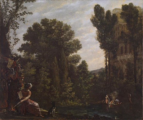 Landscape with a Scene of Witchcraft, 1632, Agostino Tassi