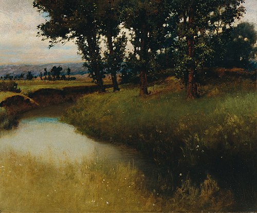 Abendlandschaft, , Carl Freiherr von Pidoll zu Quintenbach