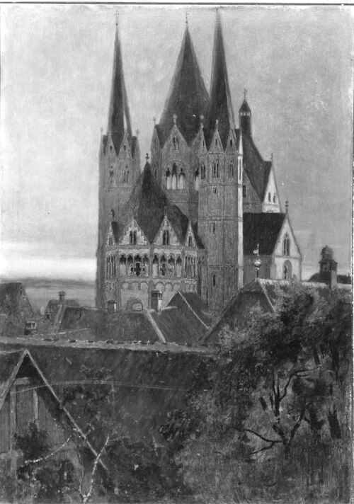 Marienkirche in Gelnhausen (Gelnhausener Dom), 1892, Carl Freiherr von Pidoll zu Quintenbach