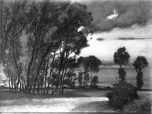 Baumlandschaft bei Gelnhausen, 1892, Carl Freiherr von Pidoll zu Quintenbach