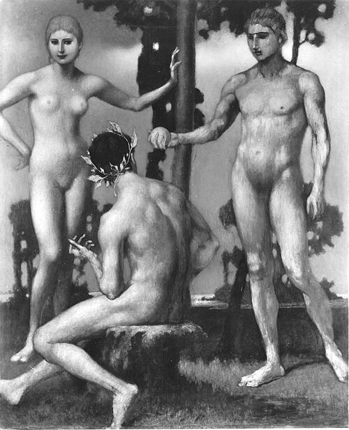 Drei nackte Figuren, 1885, Carl Freiherr von Pidoll zu Quintenbach