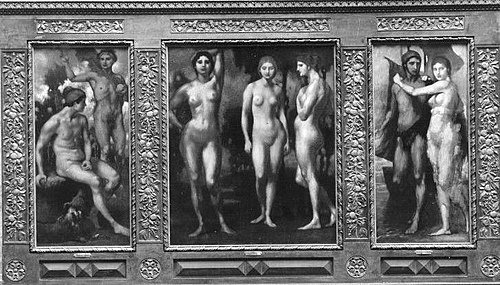 Das Urteil des Paris (Triptychon), 1880, Carl Freiherr von Pidoll zu Quintenbach
