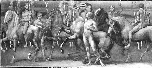 Reiterfries, 1885, Carl Freiherr von Pidoll zu Quintenbach