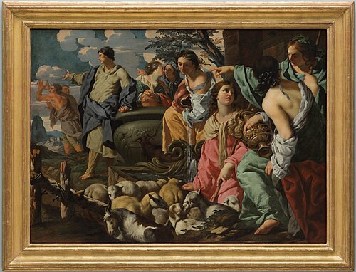 Moses and the Daughters of Jethro, 1630, Sigismondo Coccapani