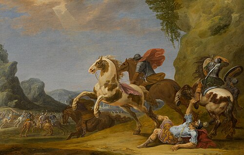 The conversion of Saint Paul, 1661, Simon Johannes van Douw