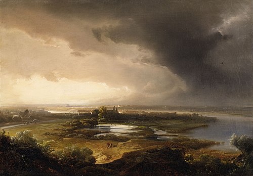 On the Lower Rhine, 1845, Caspar Scheuren
