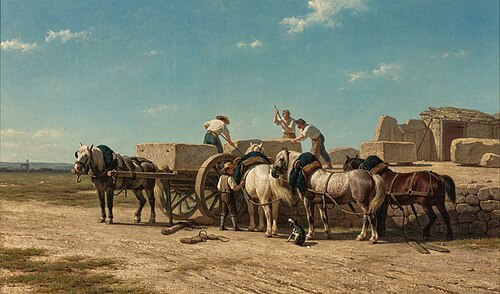 Stone Quarry in Normandy, 1869, Willem Carel Nakken