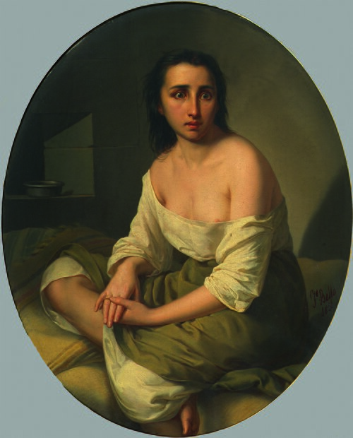 Eine Wahnsinnige, 1856, Fortunato Bello