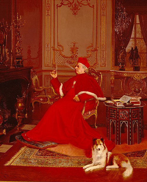 A Quiet Smoke, 1880, Georges Croegaert