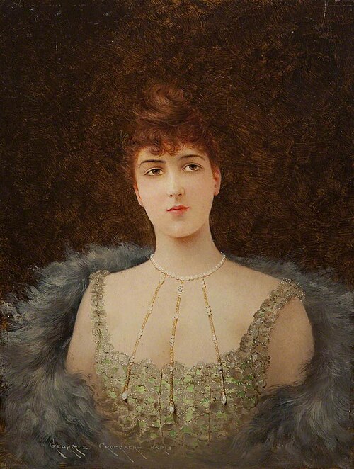 Portrait of an Auburn-Haired Woman, , Georges Croegaert