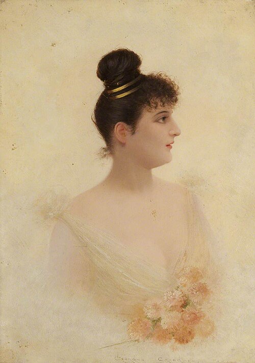 Bust Portrait of a Woman, , Georges Croegaert