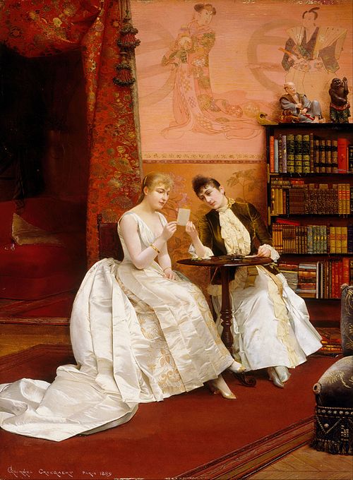 Confidences, 1889, Georges Croegaert