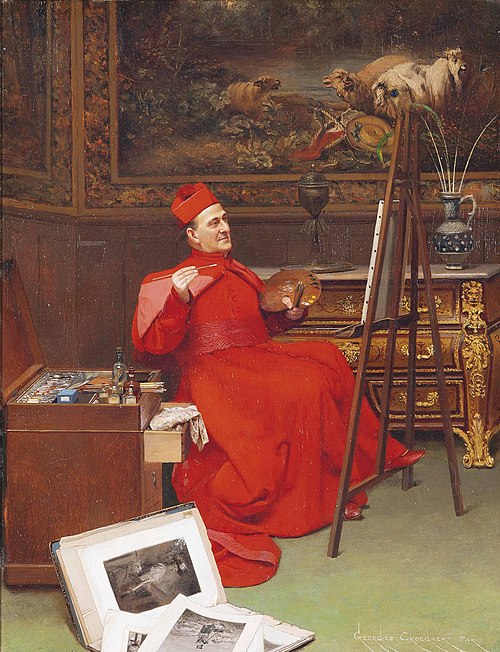 The Amateur Artist, 1900, Georges Croegaert