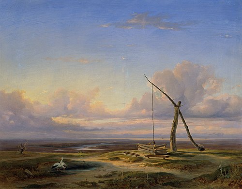 Puszta in Ungarn, 1850, Jakob Waltmann