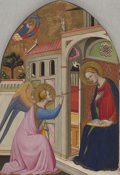 L'Annonciation, 1390, Tommaso del Mazza