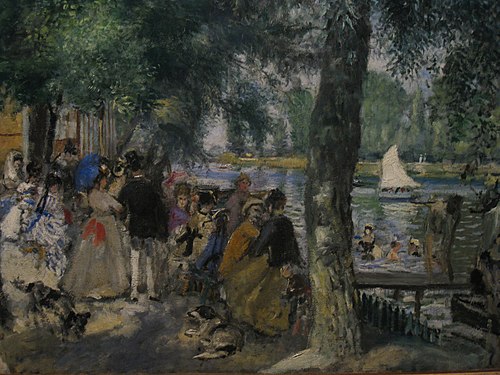 La Grenouillère, 1869, Auguste Renoir