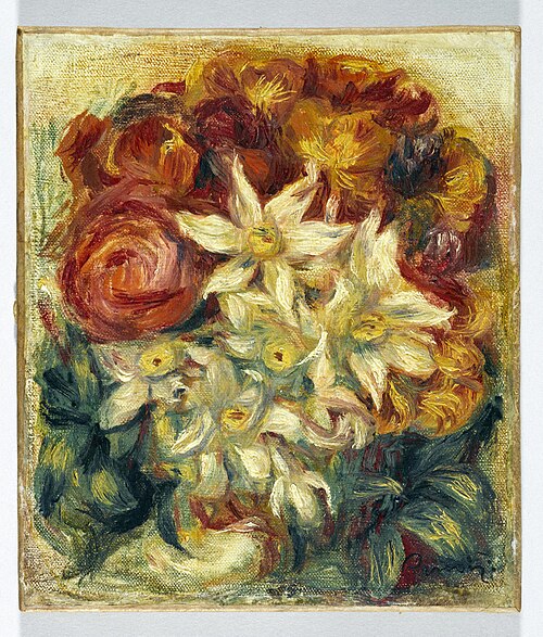 Bouquet de narcisses et de roses, 1914, Auguste Renoir