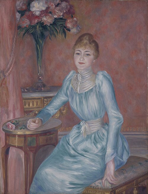 Portrait de Madame de Bonnières, 1889, Auguste Renoir
