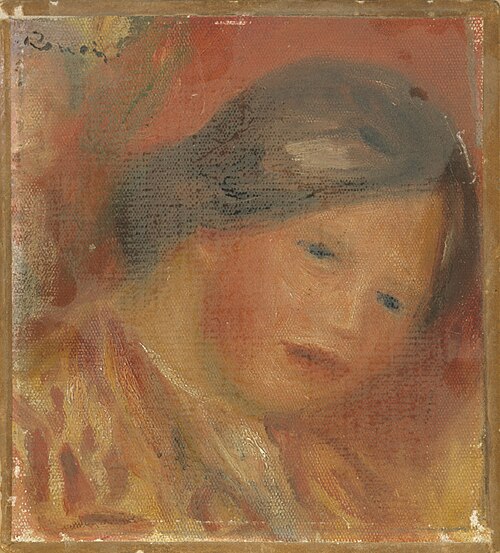 Tête de femme, 1917, Auguste Renoir