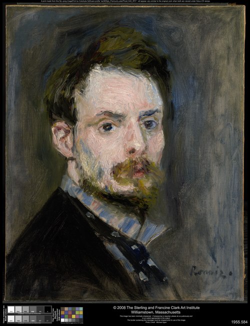 Autoportrait, 1875, Auguste Renoir