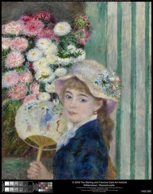 Femme à l'éventail, 1879, Auguste Renoir