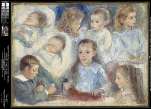 Étude des enfants Bérard, 1881, Auguste Renoir