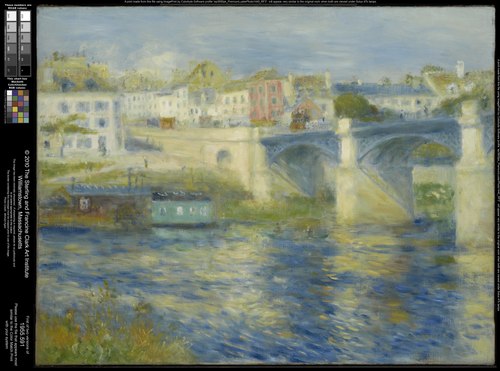 Pont de Chatou, 1875, Auguste Renoir