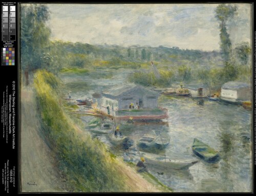 Le bateau-lavoir au Bas-Meudon, 1874, Auguste Renoir