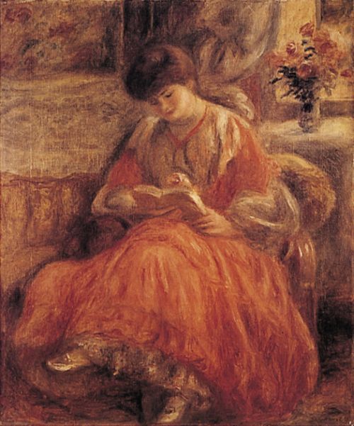 Misia Godebska-Sert assise, 1904, Auguste Renoir