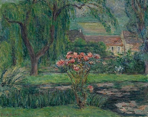 Giverny, Rosier et Nymphéas, , Auguste Renoir