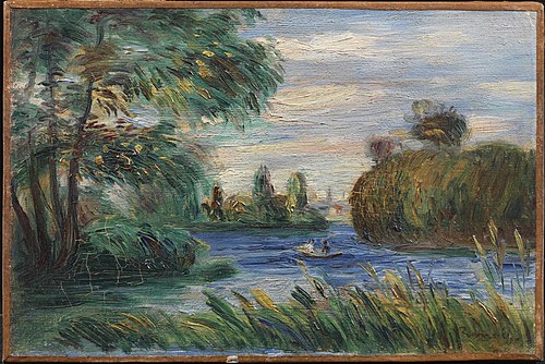 River Landscape, , Auguste Renoir