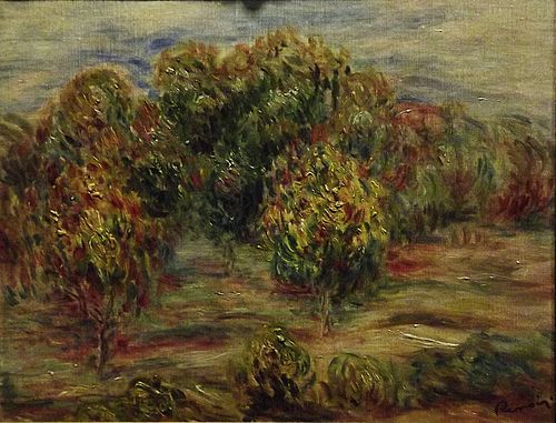 Paysage près de Cagnes, 1910, Auguste Renoir
