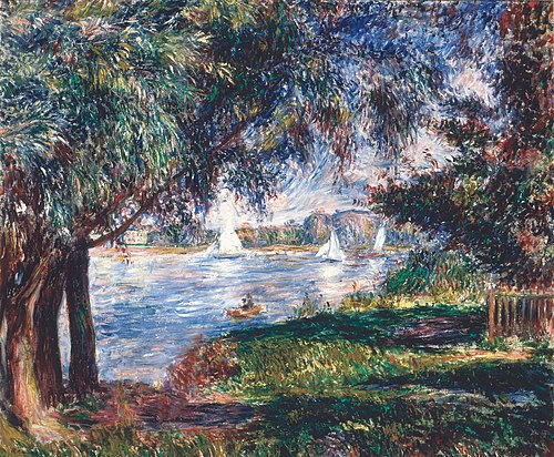 Bougival, 1888, Auguste Renoir