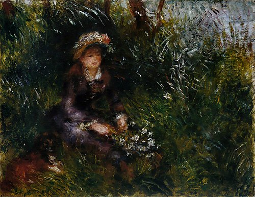 Madame Renoir au chien, 1880, Auguste Renoir