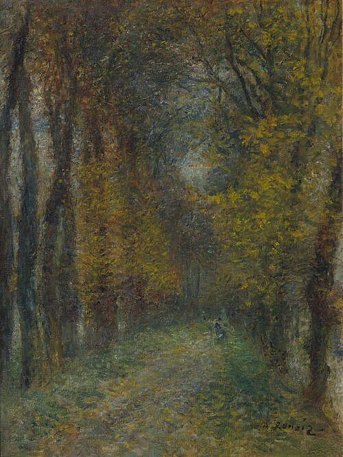 L'Allée couverte, 1872, Auguste Renoir