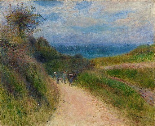 Road to Berneval, 1880, Auguste Renoir
