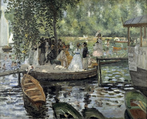 La Grenouillère, 1875, Pierre-Auguste Renoir
