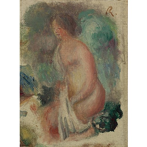 Bathing Woman, , Pierre-Auguste Renoir