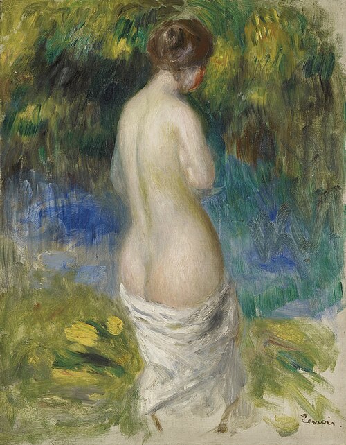 Bather, , Pierre-Auguste Renoir