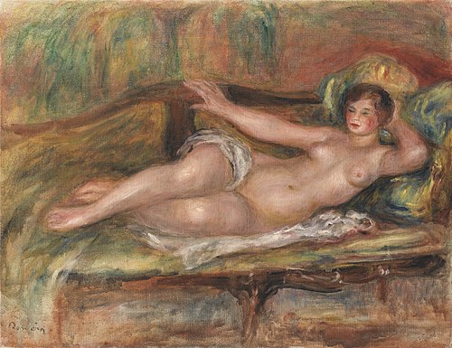 Femme allongée, 1915, Pierre-Auguste Renoir