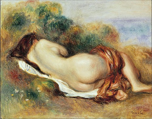 Nu couché, 1892, Auguste Renoir