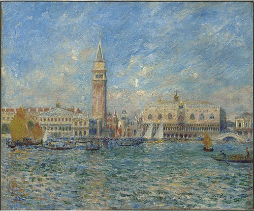 Doge's Palace, Venice, 1881, Pierre-Auguste Renoir