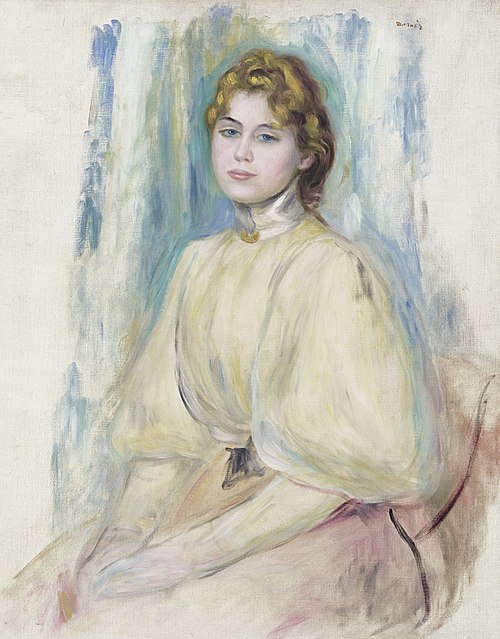 Portrait de Mademoiselle Yvonne Lerolle, 1894, Pierre-Auguste Renoir