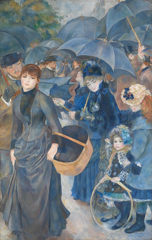 Les Parapluies, 1881, Auguste Renoir