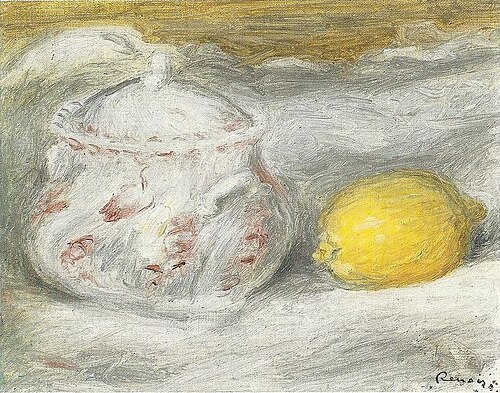 Sucrier et citron, 1915, Auguste Renoir
