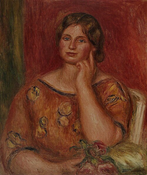 Portrait de Gertrude Osthaus, 1913, Auguste Renoir