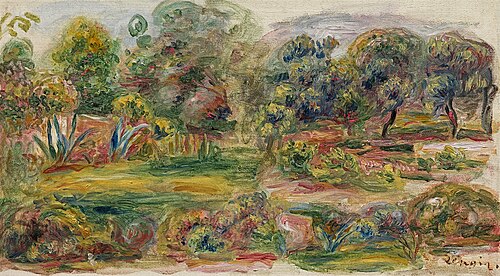 Paysage du Midi, 1910, Pierre-Auguste Renoir