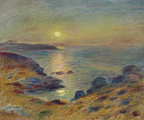 Coucher de soleil à Douarnenez, 1883, Auguste Renoir