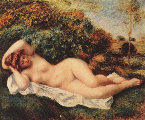 Baigneuse couchée, 1904, Pierre-Auguste Renoir